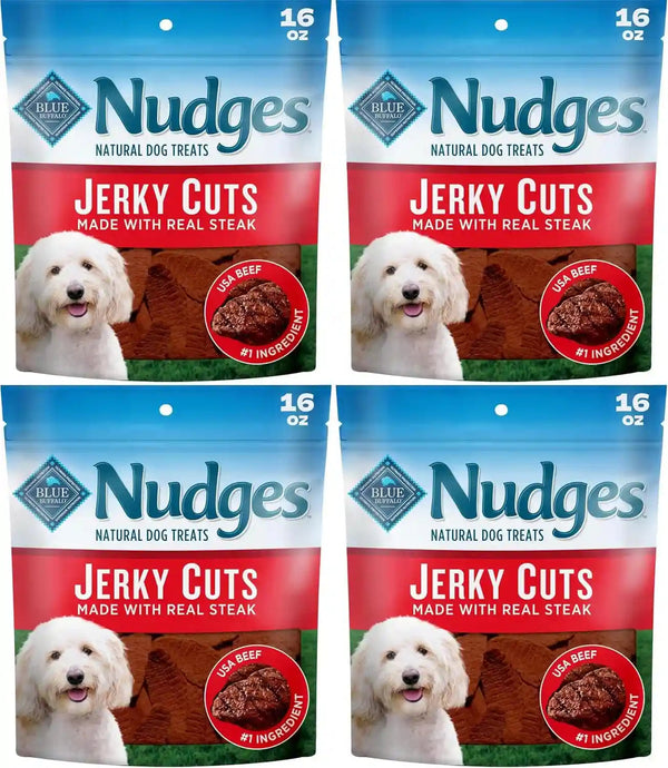 Blue Buffalo Nudges Chicken Jerky Cuts Natural Dog Treats, Tender & Meaty Dog Snacks, Healthy Reward or Training Treat, Made in the USA with Real Chicken, No Artificial Preservatives, 36 Oz.14