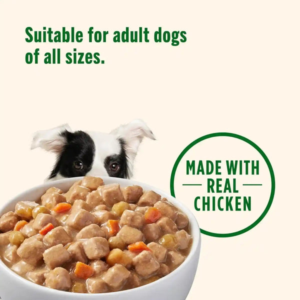 Nutrish Chicken Wet Dog Food Chunks in Gravy,13 Oz. Can (Rachael Ray) | No Poultry By-Product Meal, Artificial Preservatives or Flavors, No Added Corn or Wheat Ingredients, Made in the USA6