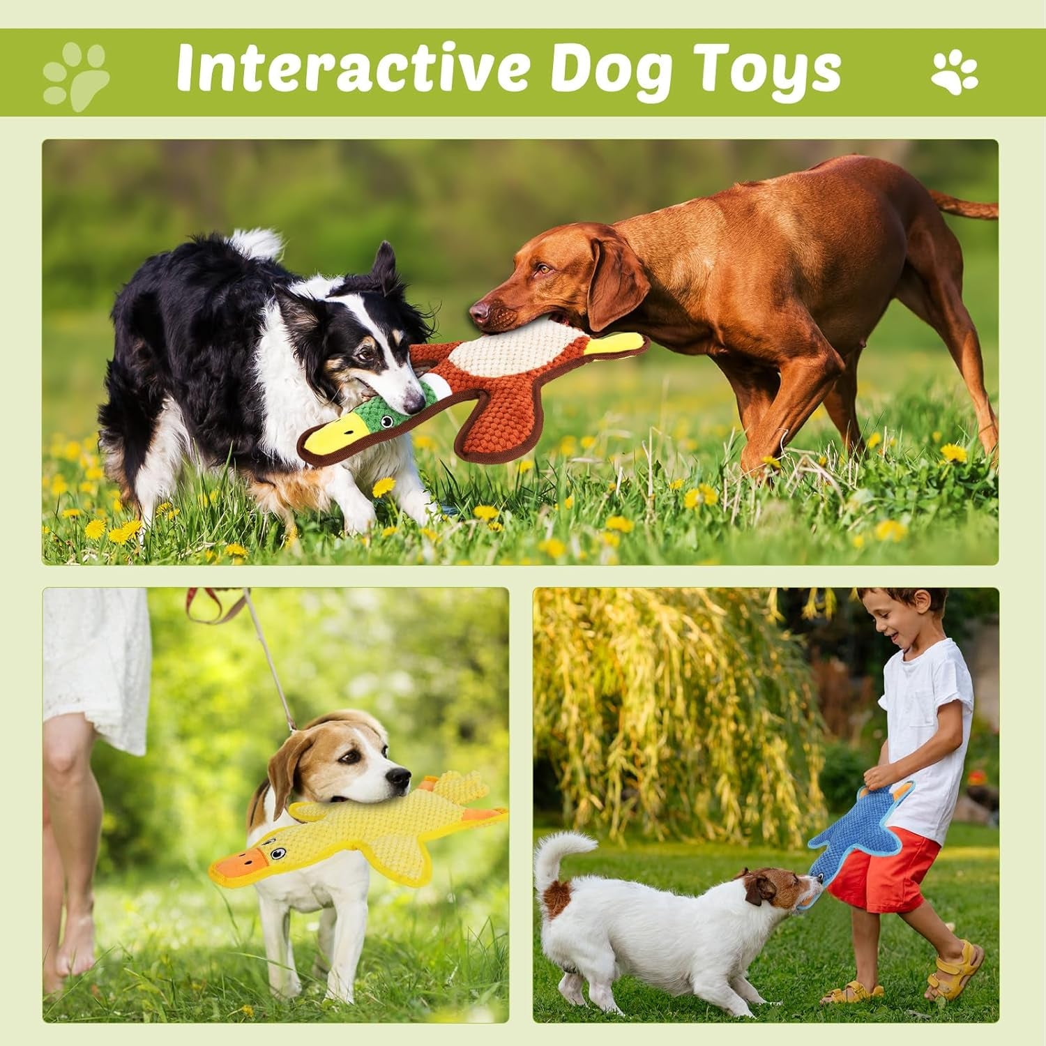 dog-toys-3-pack-cute-duck-shapes-puppy-toys-no-stuffing-squeaky-and-crinkle-interactive-dog-chew-toy-for-small-to-large-breeds
