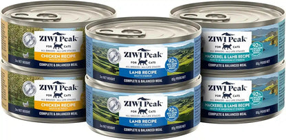 ZIWI Peak Wet Cat Food Variety Pack - Beef, Chicken, Lamb, Mackerel & Lamb, Mackerel, Venison, 6 Pack (3Oz Each)9