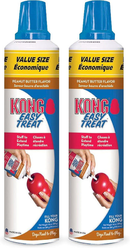 KONG Easy Treat Puppy 14 Oz - Pack of 2 | No-Mess Dispensing Treat Paste for Stuffing KONG Classic & Rubber Toys to Extend Play, Made in the USA7