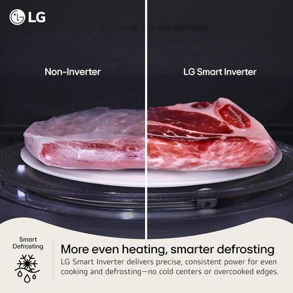 LG Countertop Microwave, 2.0 Cu. Ft., Stainless Steel, 23.9X13.6X19.8 Inches, Smart Inverter, Sensor Cooking, 1200 Watts2