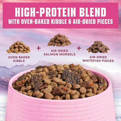 Open Farm Epic Blend Dry Dog Food, High Protein Salmon Kibble, 3.5Lb Bag | Air Dried Chunks, Probiotic Coated, Grain Inclusive, All Breeds and Life Stages, Traceable Ingredients, Non-Gmo Superfoods.2