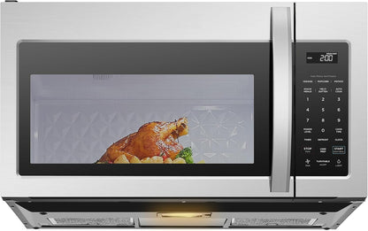 Midea over the Range Microwave Oven, 1.7 Cu.Ft, 1000W, Stainless Steel | Smart Touch Panel, 18 Auto Cook Menus, 300 CFM Ventilation, 10 Power Levels1