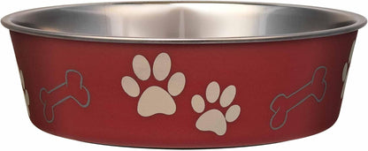 Loving Pets Bella Dog Bowls- Stainless Steel Dog & Cat Bowls - Spill Proof Dog Food Bowl, Cat Bowl, Puppy Essentials & Pet Supplies Great for Home & Travel (Medium 20-35 Lbs, Blueberry)14