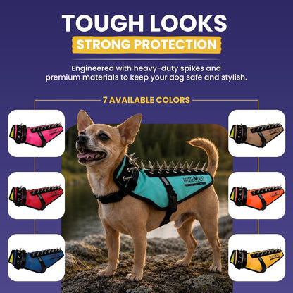 Coyotevest Dog Harness, Stab-Resistant Coyote Vest, Small, Neon Pink | Reflective Stab-Resistant Vest Helps Protect Small Dogs from Coyotes, Aggressive Dogs and Birds of Prey, Made in the USA6