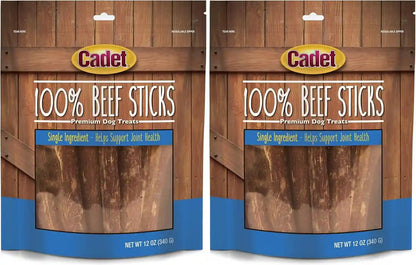 Cadet 100% Real Beef Strips Dog Treats, 8 Oz | Single Ingredient Beef Esophagus Dog Jerky, Healthy High Protein Dog Bones, Rawhide Alternative, for Small & Large Dogs10