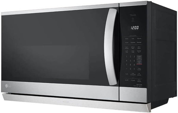 2.1 Cu. Ft. 30 In. Width Printproof Stainless Steel 1,050-Watt Smart Over-The-Range Microwave Oven with Extendavent 2.03