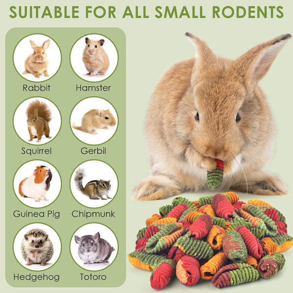 ERKOON Chinchilla Treats, Timothy Grass Chew Toys for Teeth for Rabbit Guinea Pig Gerbil Rat Dwarf Hamster (Large Size-1 Pack)6