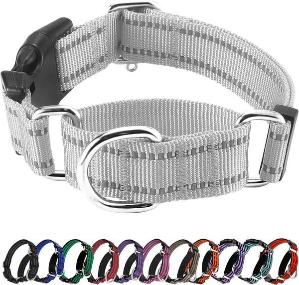 Martingale Collars for Dogs, Reflective Escape Proof Training Dog Collars with Quick Release Buckle,Adjustable No Slip Nylon Dog Collar for Medium Pets13