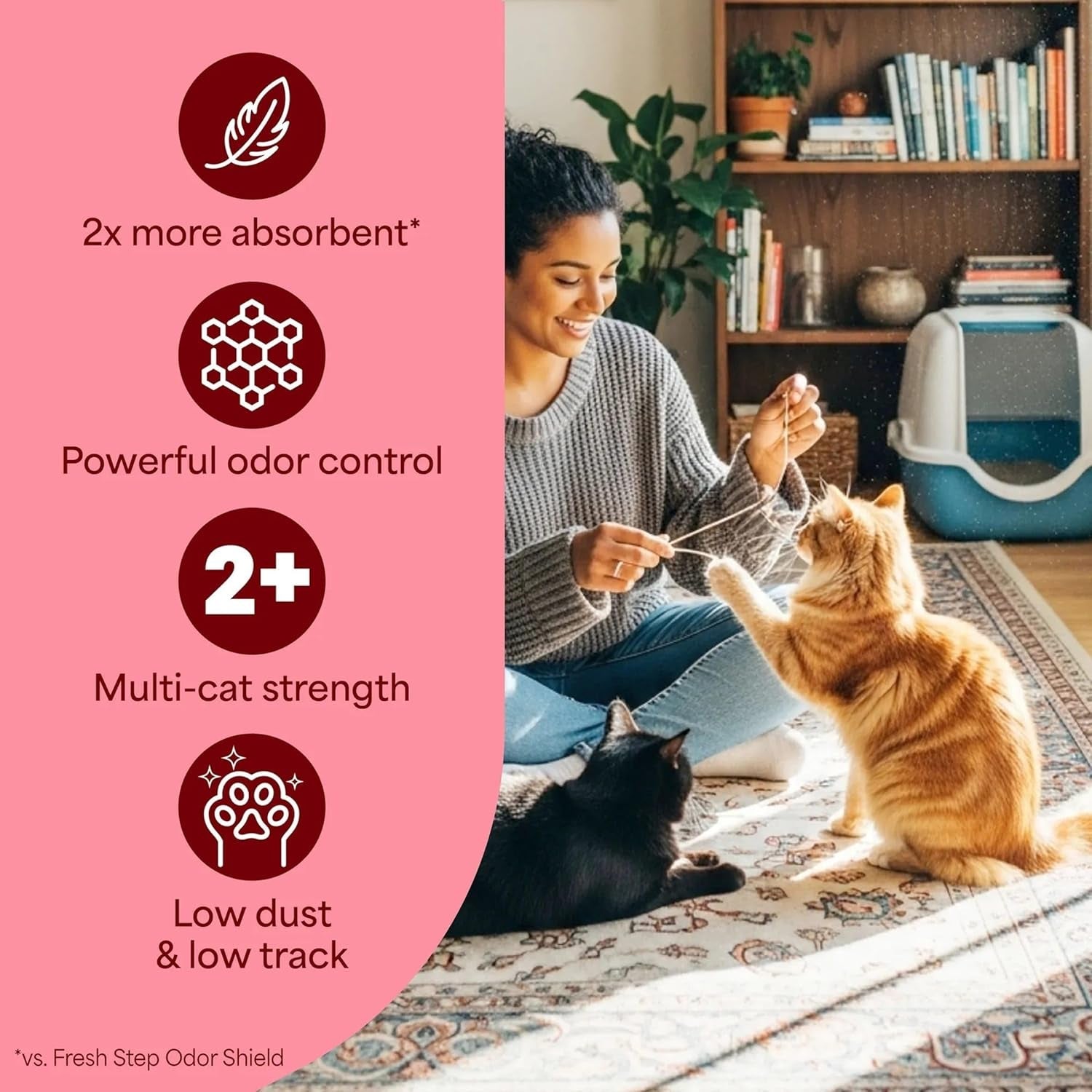 fresh-step-clean-care-crystsal-cat-litter-with-febreze-freshness-ammonia-block-technology-lightweight-fresh-step-crystals-low-dust-8-lb-bag-pack-of-2