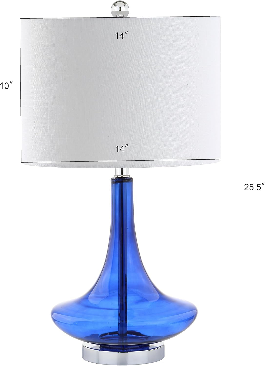 cecile-25-5-metal-glass-lamp-cobalt-blue-chrome-set-of-2-white-linen-drum-shade-teardrop-base-60-silk-wrapped-cord-led-bulbs-included