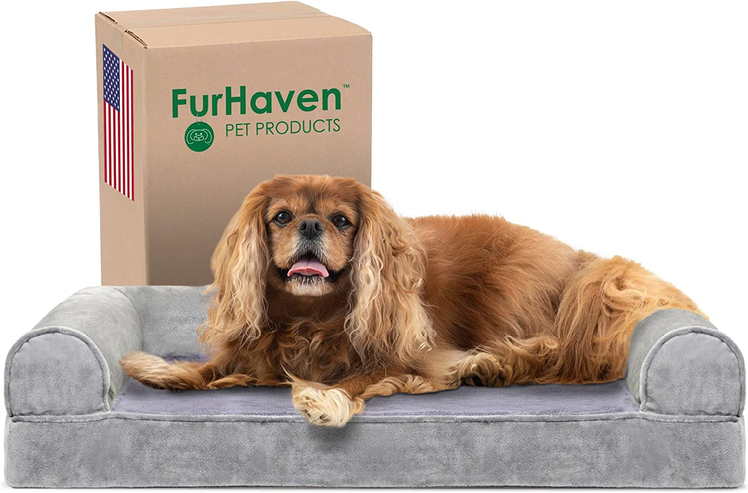 furhaven-orthopedic-dog-bed-for-large-dogs-sofa-style-with-cool-gel-top-foam-with-a-solid-orthopedic-foam-base-for-joint-support-removable-washable-cover-jumbo-xl-plush-suede-gray