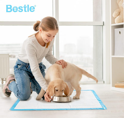 BESTLE Large Pet Training and Puppy Pads Pee Pad for Dogs 24"X24"-80 Count Super Absorbent & Leak-Proof3