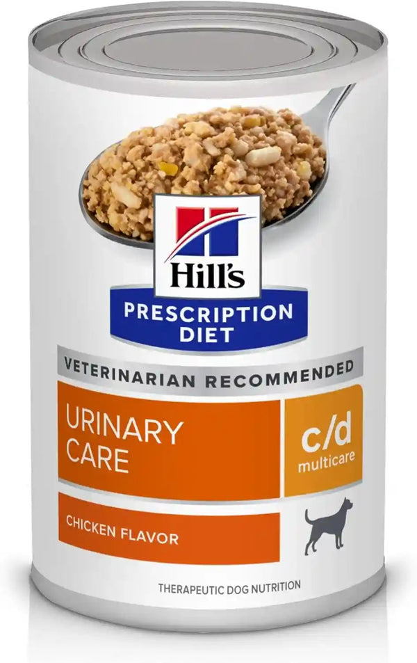 HILL'S PRESCRIPTION DIET C/D Multicare Urinary Care Wet Dog Food | #1 Veterinarian Recommended, Chicken & Vegetable Stew, 12.5 Oz. Cans, 12-Pack17