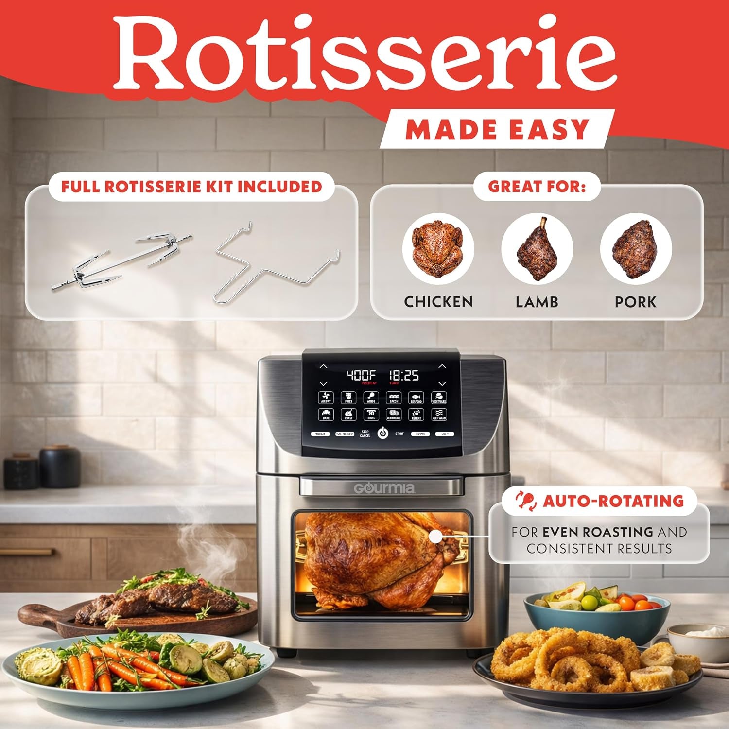 air-fryer-14-qt-all-in-one-rotisserie-oven-with-digital-display-12-presets-roast-bake-broil-dehydrate-dishwasher-safe-accessories-stainless-steel