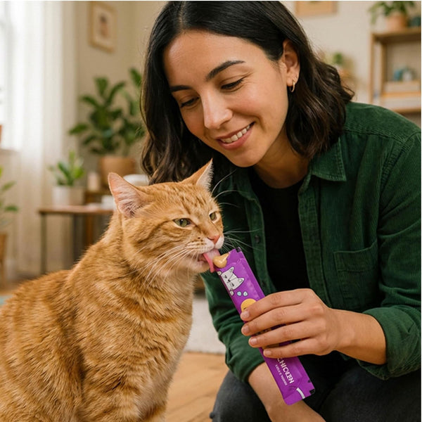 Catstages Purrfect Squeeze Lickable Wet Cat Treats, Creamy Purée Treat & Topper, Made with Real Chicken, Clean Ingredients, No Artificial Preservatives, 0.5 Oz Tubes, 50-Count, 4-Flavor Variety Pack6