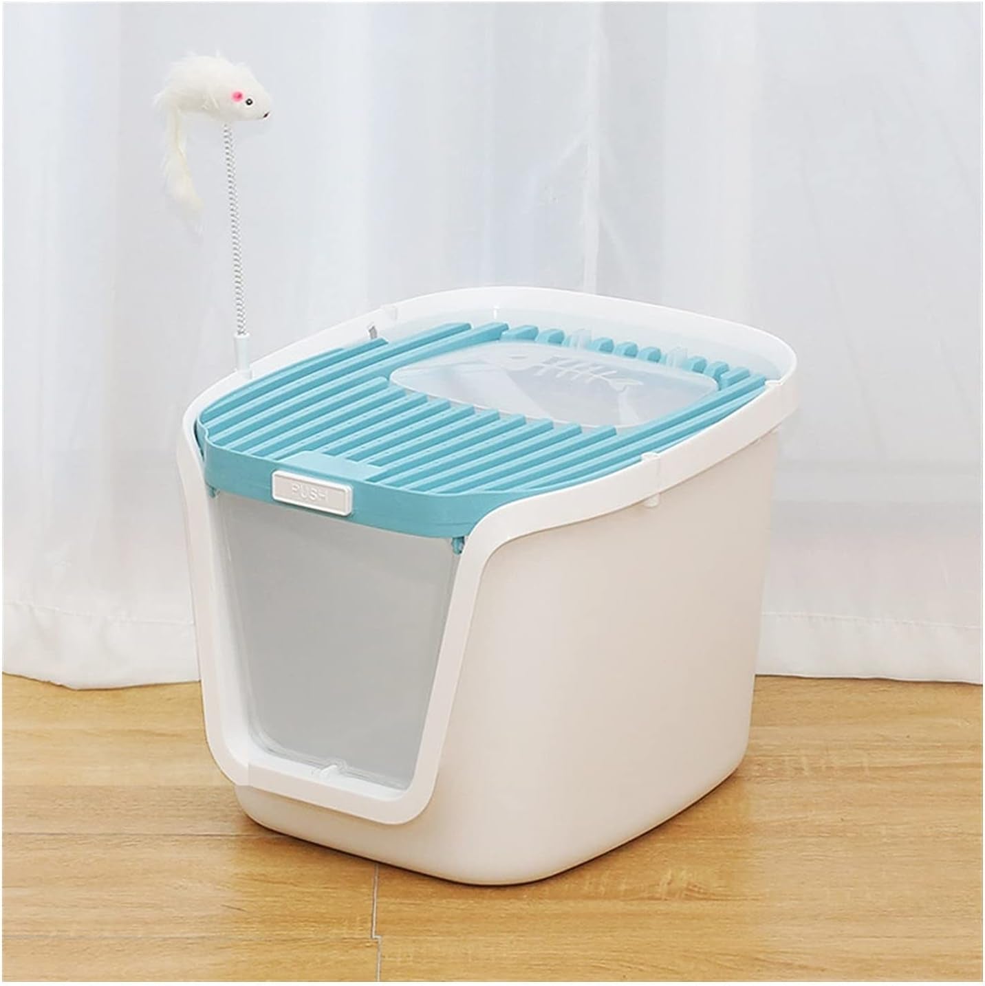 dog-potty-training-toilet-double-door-cat-litter-box-with-scoop-and-funny-toys-large-easy-setup-to-cleanc