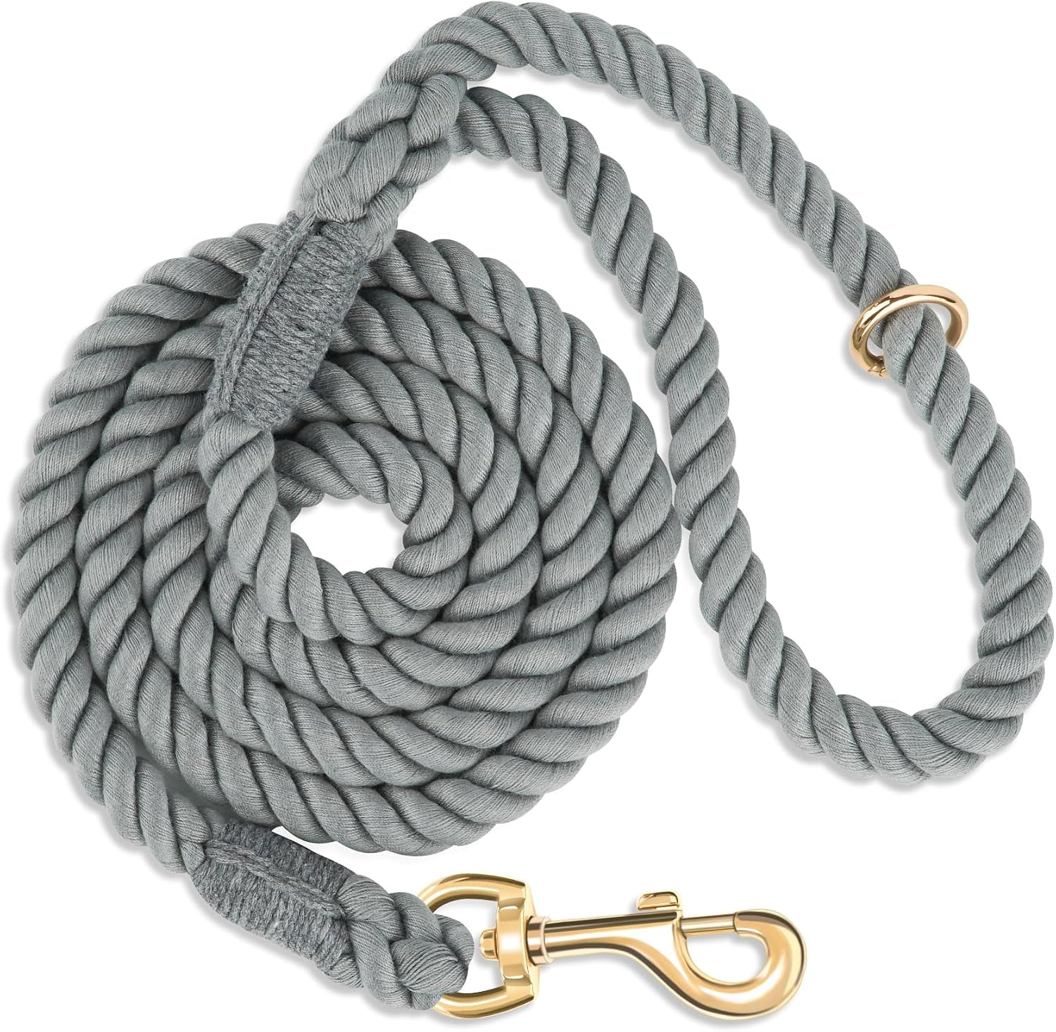 5-ft-handmade-rope-dog-leash-for-small-medium-and-large-dogs-soft-and-comfortable-grip-new-golden-heavy-duty-metal-clasp-colorful-macaron