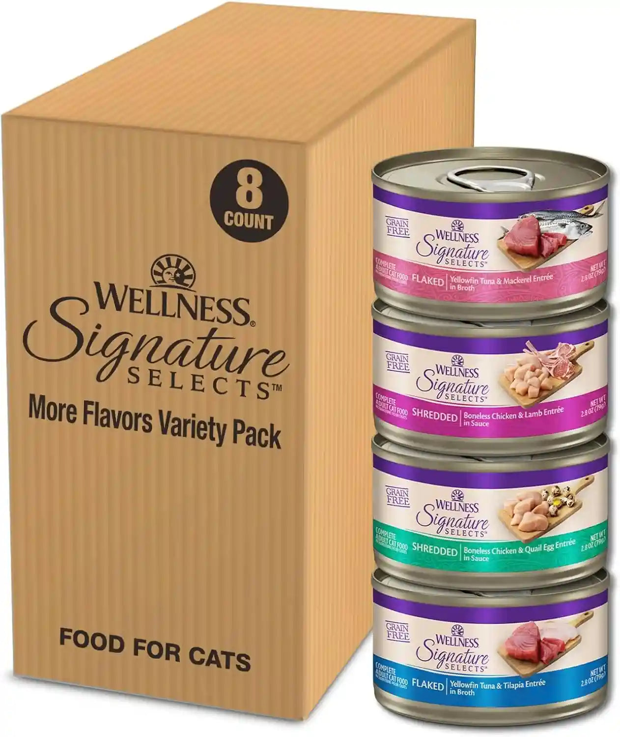 wellness-core-signature-selects-variety-pack-adult-canned-wet-cat-food-natural-protein-rich-grain-free-poultry-recipes-2-8-oz-pack-of-8-cans