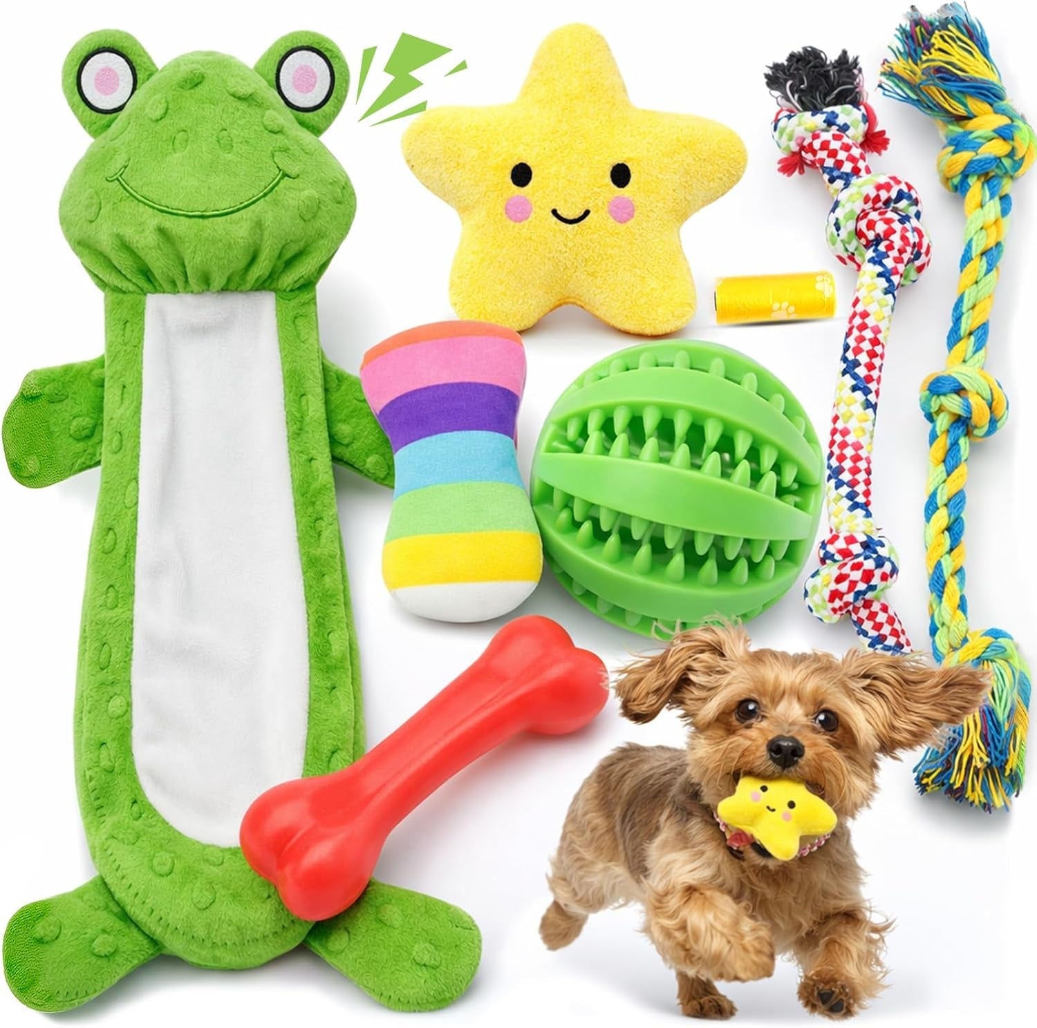 loyee-8-pack-puppy-toys-for-small-dogs-luxury-dog-chew-toys-with-squeaky-plush-toys-rope-toys-and-ball-teething-toys-for-puppy-supplies