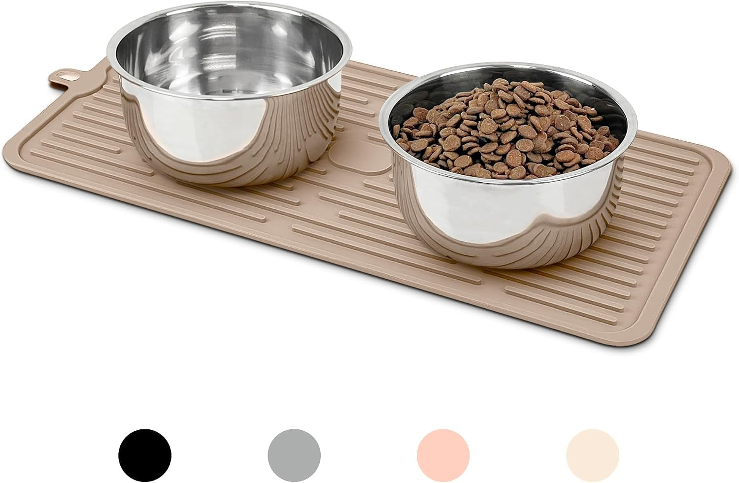 ptlom-pet-placemat-for-dog-and-cat-mat-for-prevent-food-and-water-overflow-suitable-for-medium-and-small-pet-grey-silicone