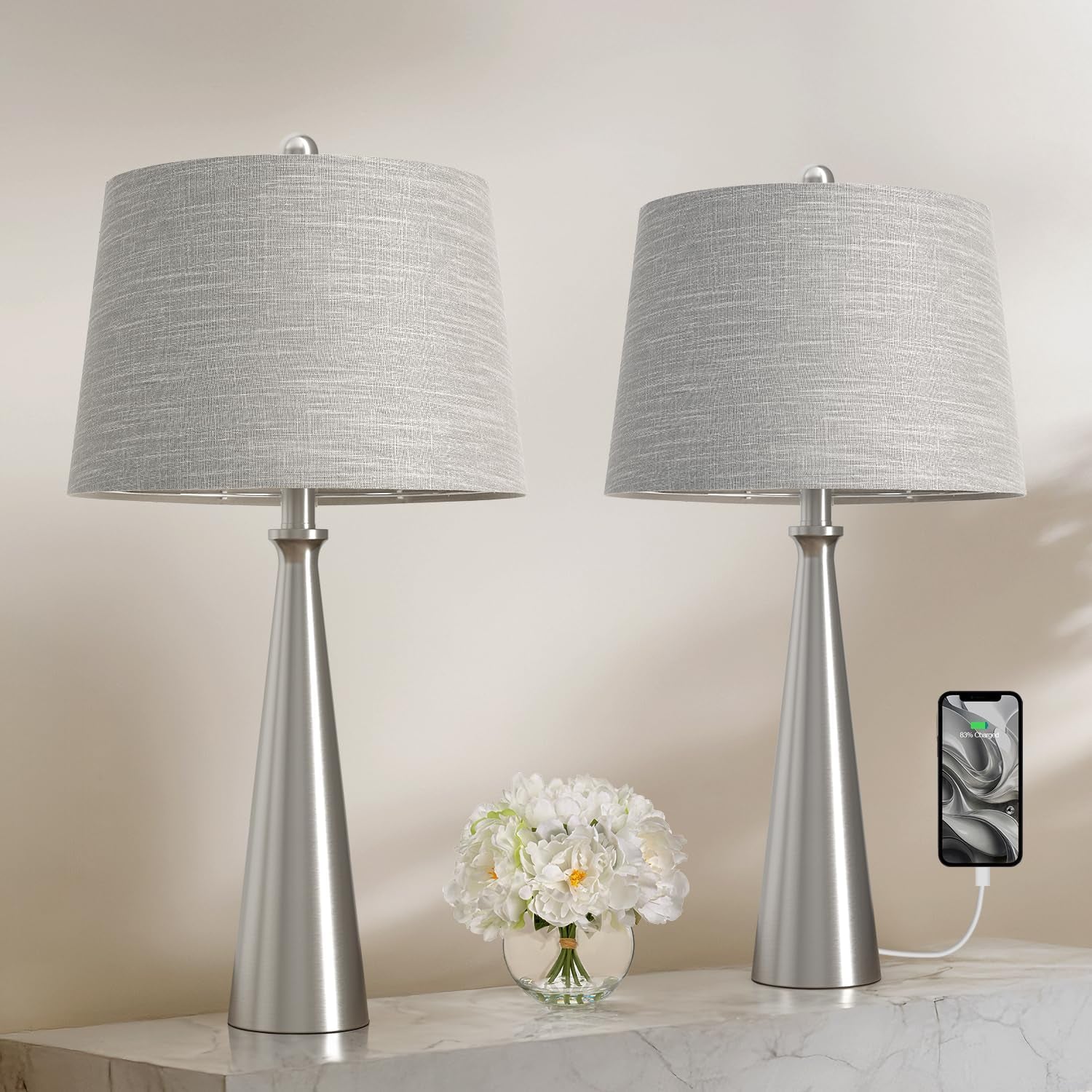 25-75-modern-table-lamp-for-bedroom-set-of-2-usb-c-port-silver-metal-desk-lamp-with-gray-linen-shade-tall-lamps-for-living-room-nightstand-end-tables-home-office-decor