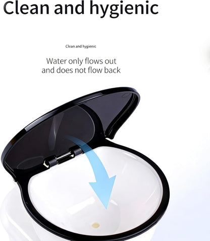 Cat Water Dispenser,Funny Toilet Shaped Pet Gravity Bowl, Easy Cleaning Automatic Cat Gravity Refilling Waterer with with Healthy Pets Water Station for Cats and Small/Medium Dog6