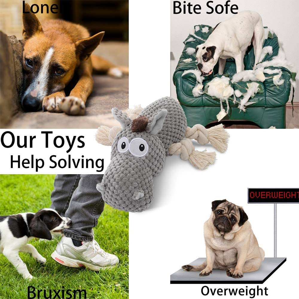 sedioso-dog-toy-large-dog-squeaky-toys-stuffed-animal-dog-plush-toy-for-puppy-small-middle-large-dogs-donkeygrey