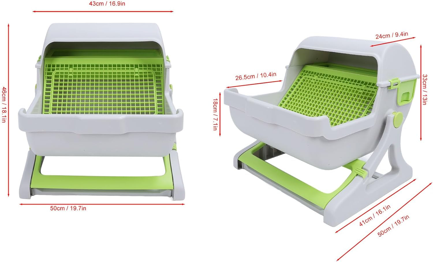 self-cleaning-cat-litter-box-enclosure-semi-automatic-pp-plastic-easy-assembly-tipping-bucket-style-large-kitty-litter-box-for-indoor-cats