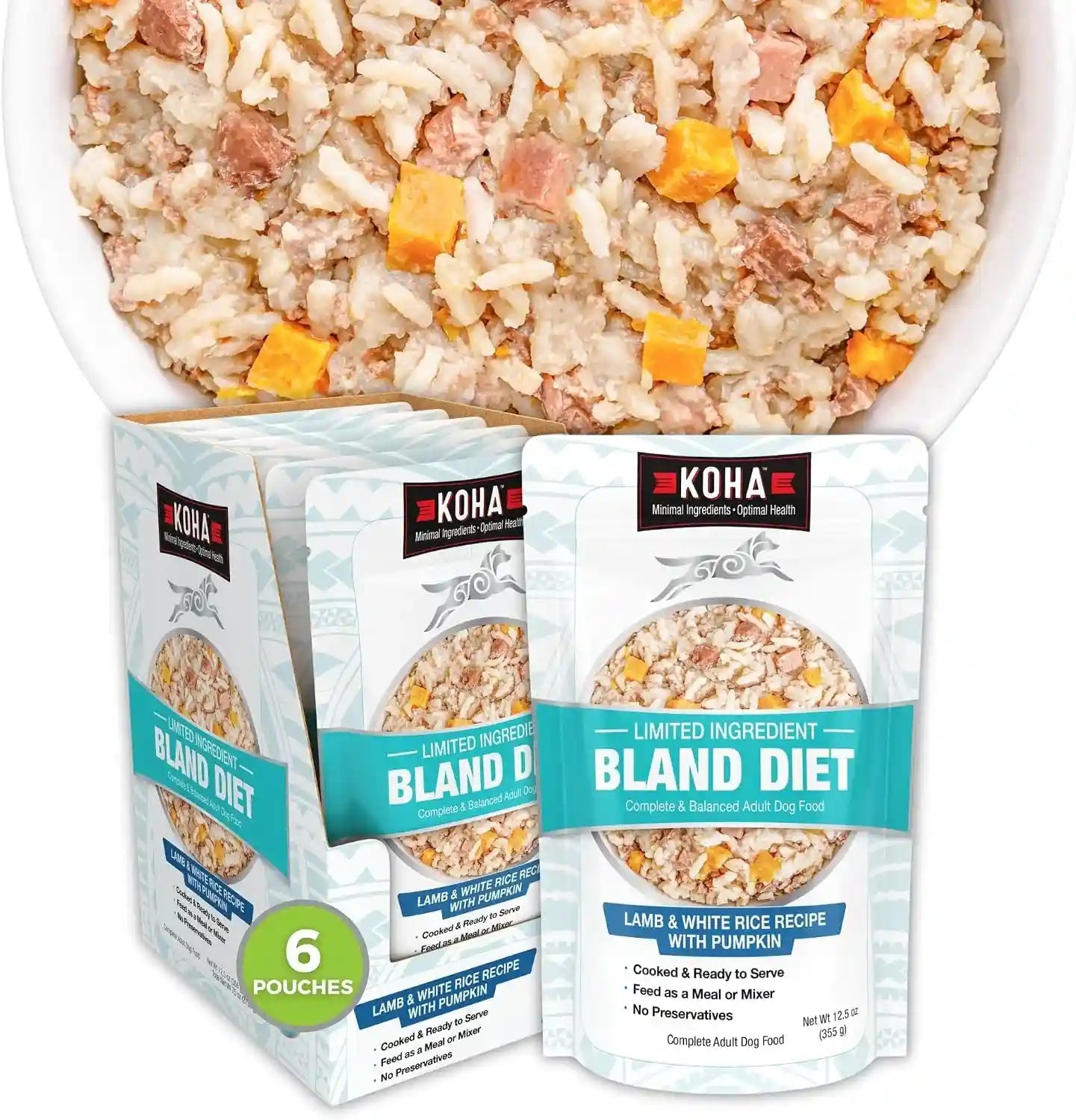 koha-limited-ingredient-bland-diet-for-dogs-chicken-and-white-rice-sensitive-stomach-wet-dog-food-sold-in-over-5-000-vet-clinics-pet-stores-gentle-easy-to-digest-bland-diet-dog-food-pack-of-6