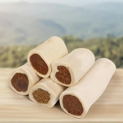 Cadet Stuffed Shin Bones for Dogs, Peanut Butter Flavor, Large, 5-6" | Long Lasting Dog Chew Bone for Aggressive Chewers, Supports Dental Health, Dog Bones for Large Dogs, Keeps Dogs Busy8