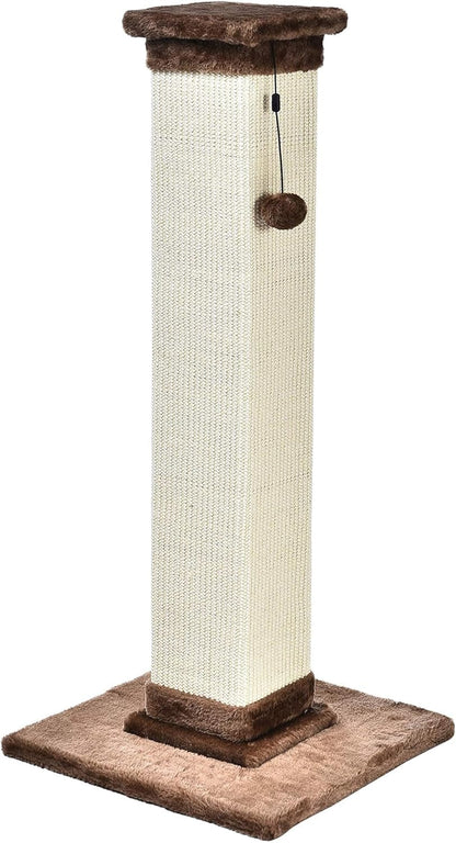 Amazon Basics Cat Scratching Post for Indoor Cats & Kittens, Medium (31.5"H), Cat Furniture with Dangling Ball Toy, Grey7