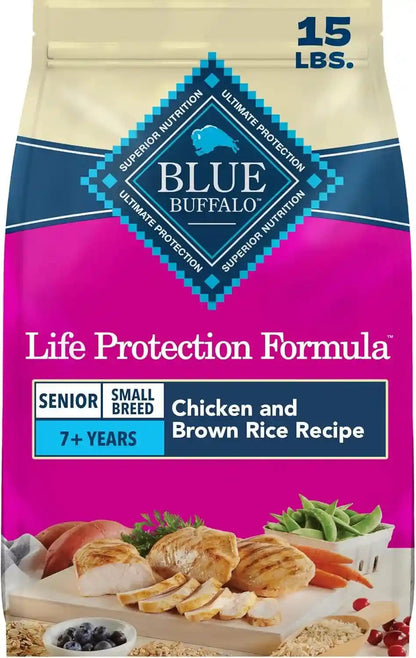 Blue Buffalo Life Protection Formula Chicken Small Senior Dog Food, 5 Lb | Real Chicken #1 Ingredient, Glucosamine & Chondroitin for Joint Health & Mobility, Antioxidant-Rich Lifesource Bits11