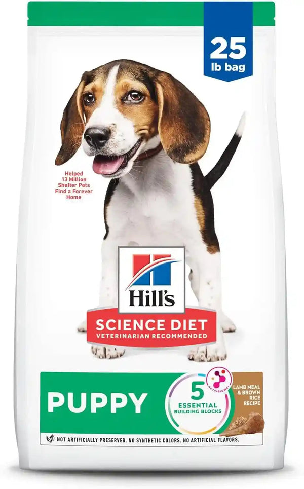 Hill'S Science Diet Puppy Dry Dog Food | #1 Veterinarian Recommended, Chicken & Brown Rice, 15.5 Lb. Bag15