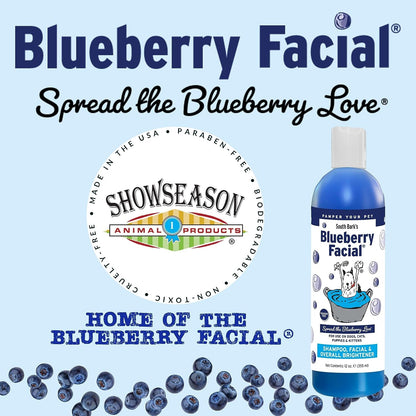 South Bark'S Blueberry Facial® Pet Shampoo 12 Oz. | Brightener & Tear Stain Remover | Long-Lasting Odor Eliminator | Cruelty-Free | Paraben-Free | Made in the USA3