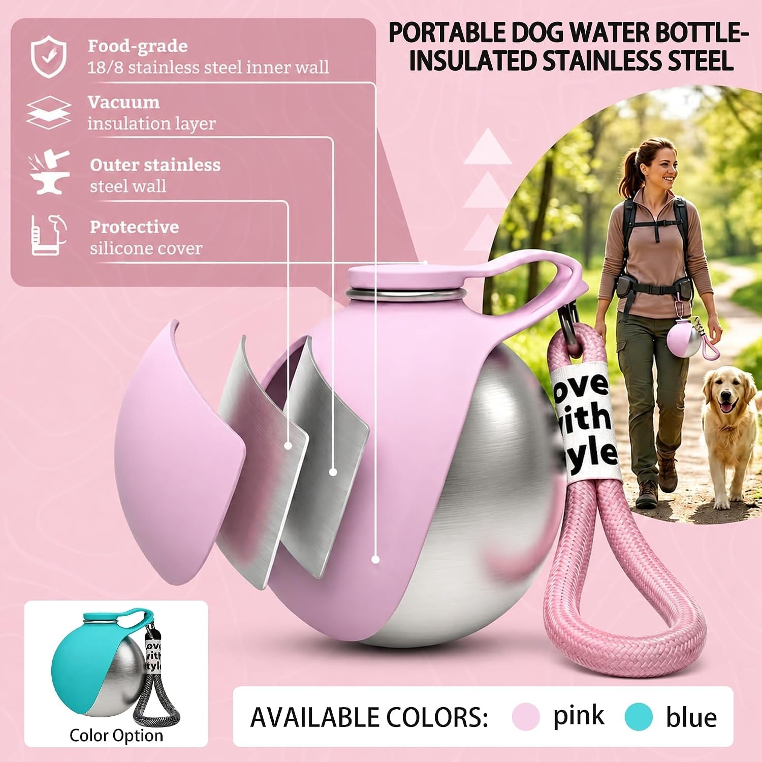 portable-pet-water-bottle-collapsible-dog-bowls-spill-proof-water-dispenser-cat-food-container-dog-treat-holder-small-size-pet-supplies-travel-accessories-for-puppy