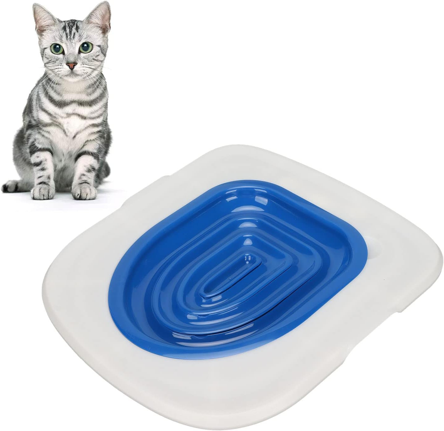 ritoeasysports-cat-toilet-training-kit-removable-premium-abs-tray-easy-clean-litter-box-system-for-kittens-adult-cats-housebreaking