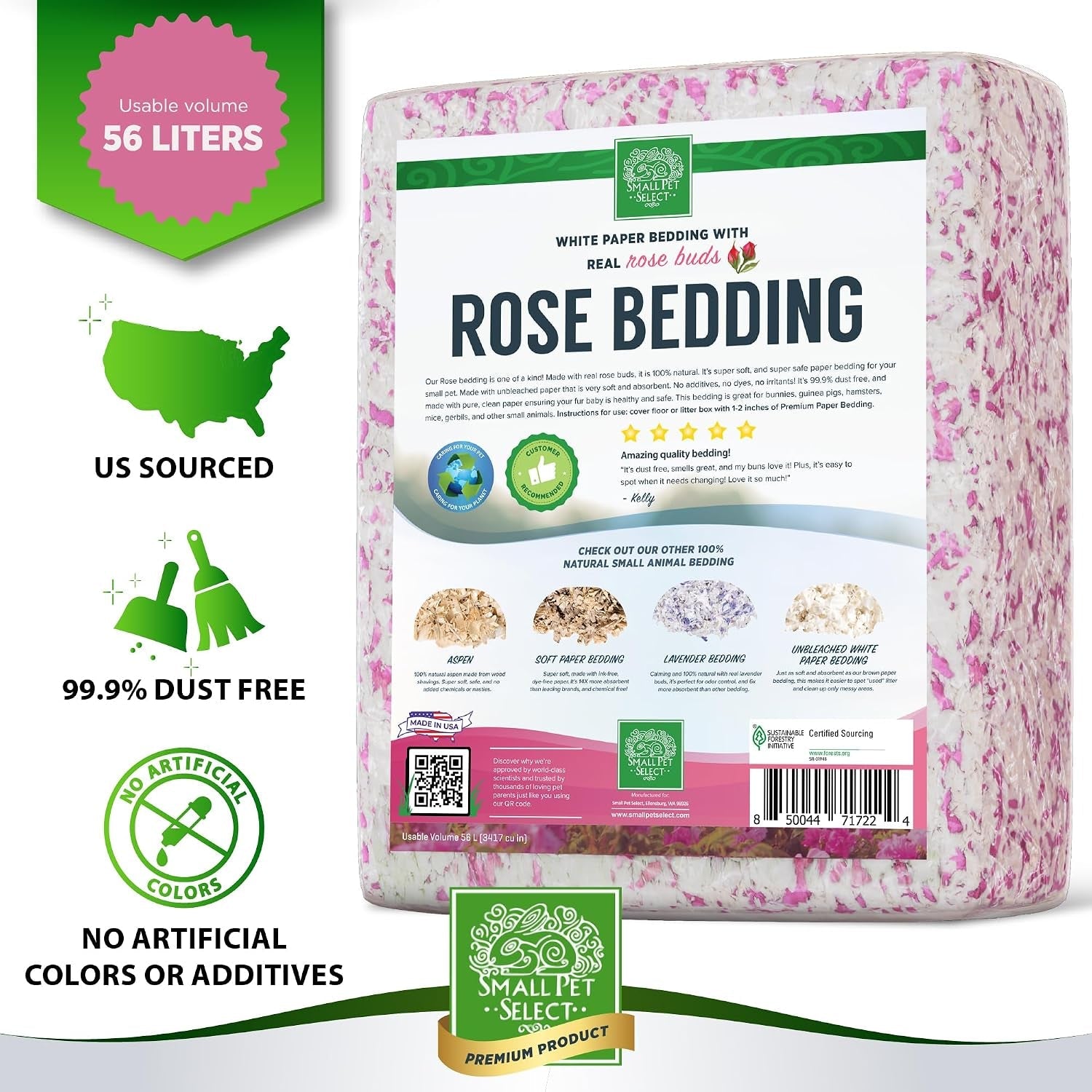 small-pet-select-rose-paper-bedding-odor-control-56-l-with-real-rose-petals-soft-absorbent-bedding-made-in-usa-for-guinea-pigs-rabbits-hamsters-small-pets