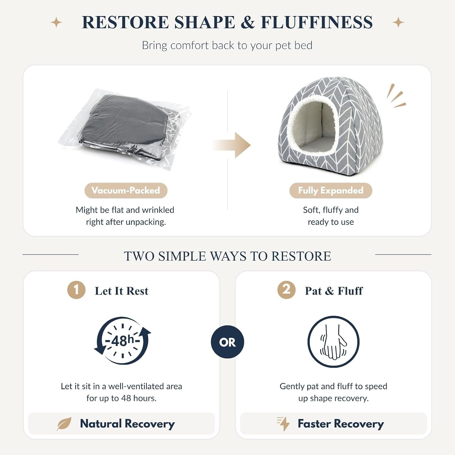 guinea-pig-hideout-bed-dwarf-rabbit-house-cave-cozy-hide-out-cage-accessories-for-little-bunny-hedgehog-ferret-chinchilla-other-small-animals-grey