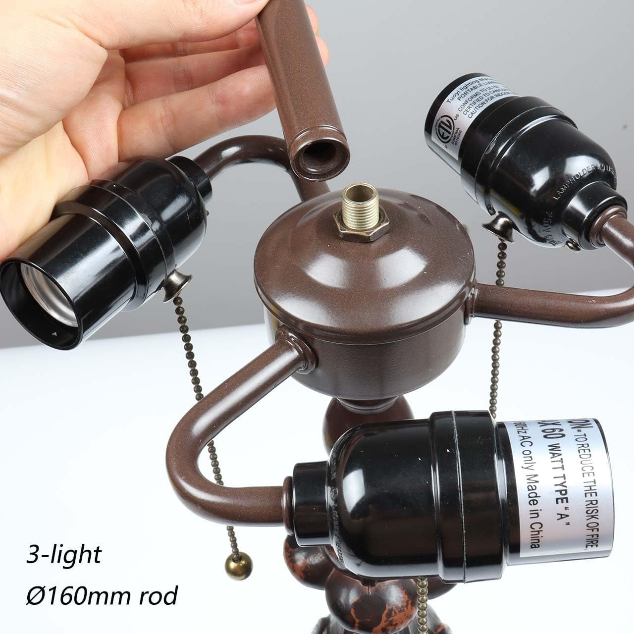 b10024-antique-metal-table-lamp-base-with-3-light-sockets-brown-7-wx25-h