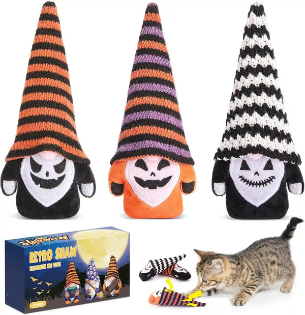 Retro Shaw Refillable Catnip Cat Kicker Toys Pillows, 10.1 Inches | Crinkle Sound, Safe and Durable, for Indoor Cats, Soft Plush, Boredom Relief, Interactive Fun7