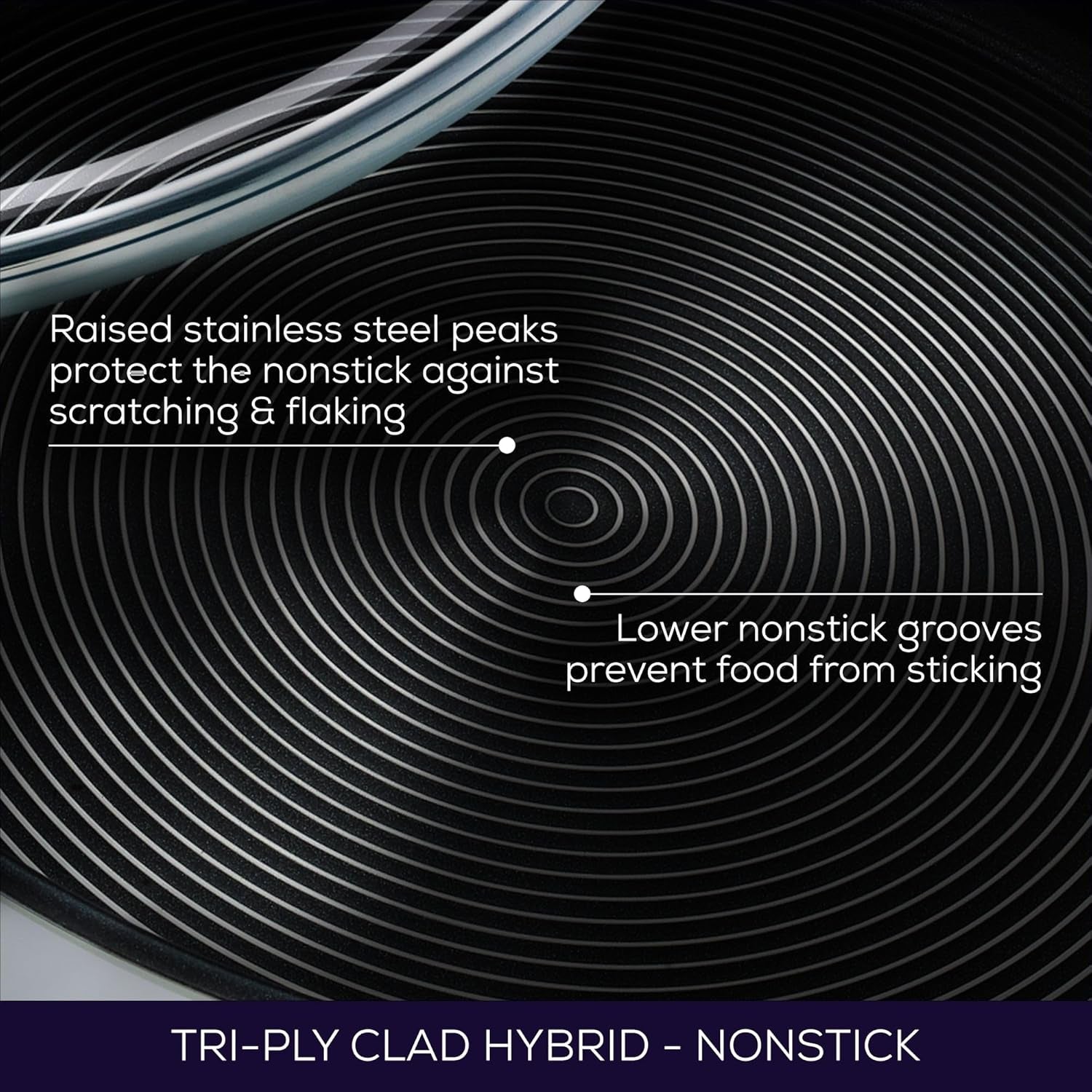 clad-stainless-steel-wok-stir-fry-with-glass-lid-and-hybrid-steelshield-and-nonstick-technology-14-inch-silver