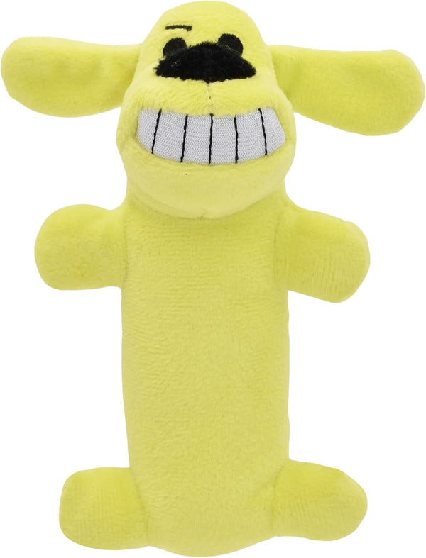 Multipet Original Loofa Dog Plush Toy - Squeaky Toy for All Dogs - Extra Soft Plush - Stuffed Animal Dog Toys for Playing (1 Count, 6”, Random Color Surprise)1