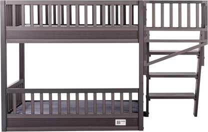 New Age Pet ECOFLEX Aspen Dog Bunk Bed in Grey, Memory Foam Cushions, Wide Stairs, Non Toxic, Easy Assembly4