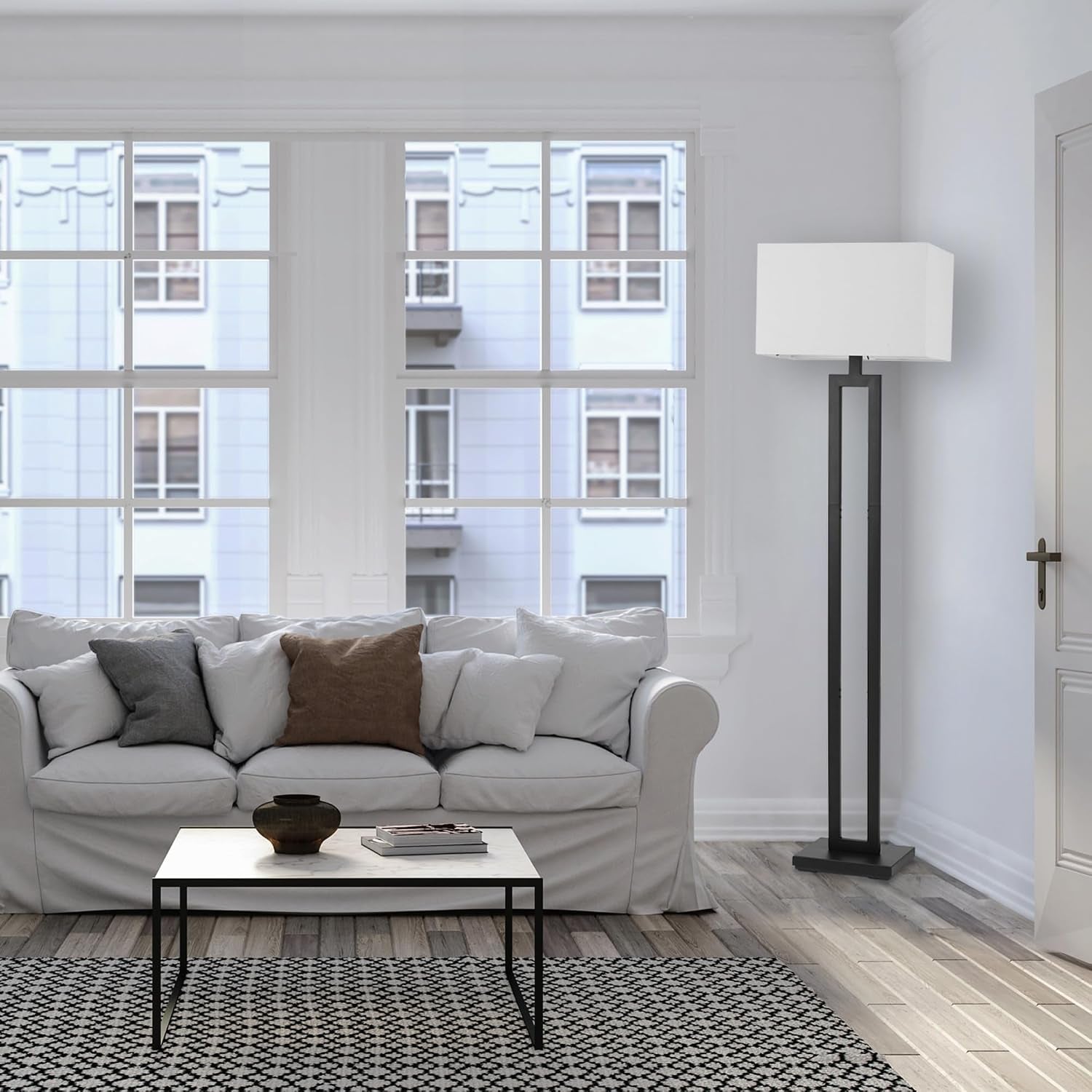 58-matte-black-floor-lamp-with-white-linen-shade-on-off-rotary-switch-modern-standing-lamp-for-living-room-or-bedroom-model-67046