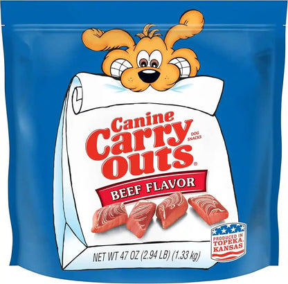 Canine Carry Outs Beef Flavor Dog Treats, 47 Ounce Bag26
