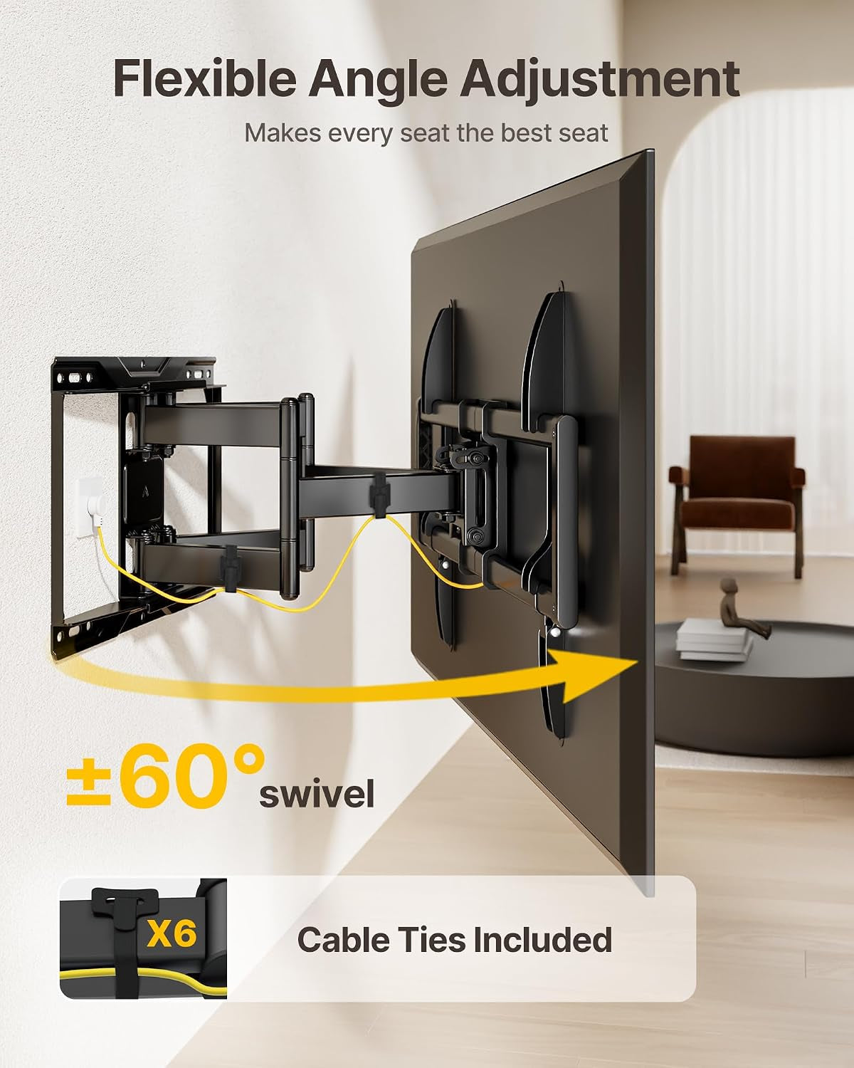 heavy-duty-full-motion-tv-wall-mount-for-37-90-inch-tvs-up-to-165-lb-dual-articulating-arms-extend-16-6-in-smooth-tilt-and-swivel-4x-load-tested-max-vesa-600x400-mm-12-16-in-wood-studs