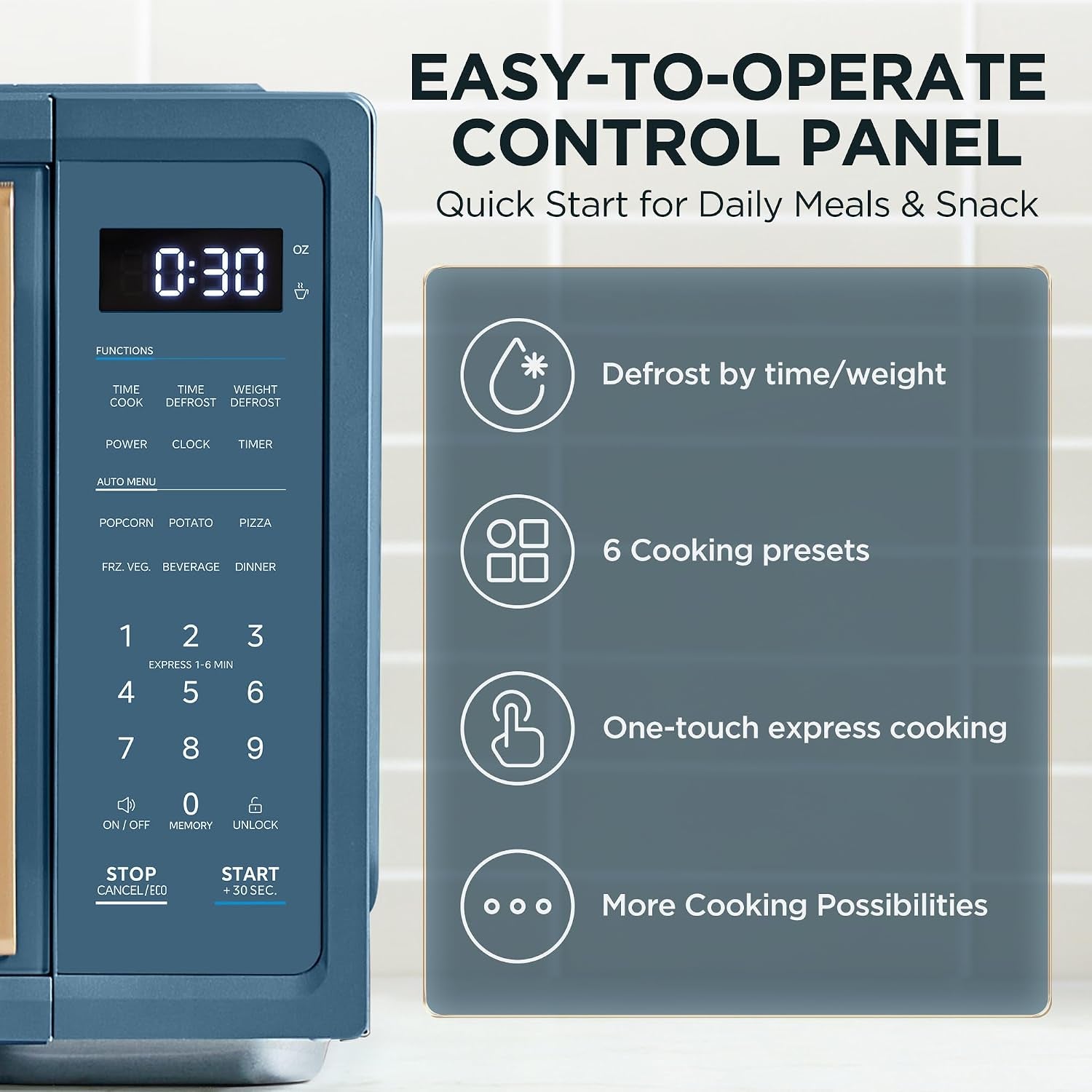 retro-countertop-microwave-1-1-cu-ft-1000w-6-presets-navy-blue-11-power-levels-child-safety-lock-6-preset-menus-easy-to-clean