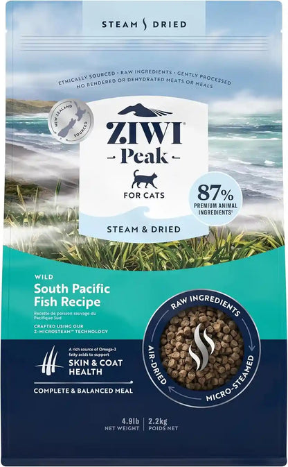 ZIWI Peak Steam & Dried Cat Food – Cage-Free Chicken W/Whole Mackerel - High Protein, Skin & Coat Health, Low Carb, for All Life Stages (28.8Oz)11